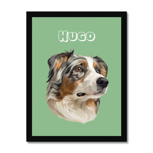 Modern: Custom One Pet Portrait - Paw & Glory - Dog Portraits - Pet Portraits