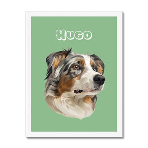 Modern: Custom One Pet Portrait - Paw & Glory - Dog Portraits - Pet Portraits