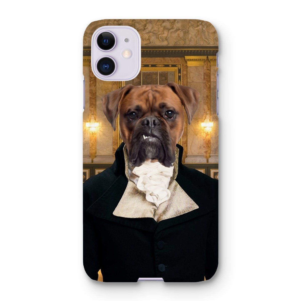 Regency Rival: Custom Pet Phone Case | royal pet portrait | Paw & Glory