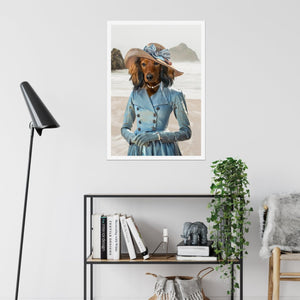 Mrs Warleggan (Poldark Inspired): Custom Pet Poster - Paw & Glory - Dog Portraits - Pet Portraits