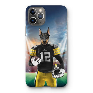 Muttsburgh Steeler: Custom Pet Snap Phone Case - Paw & Glory - Dog Portraits - Pet Portraits