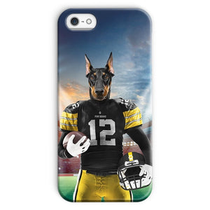 Muttsburgh Steeler: Custom Pet Snap Phone Case - Paw & Glory - Dog Portraits - Pet Portraits
