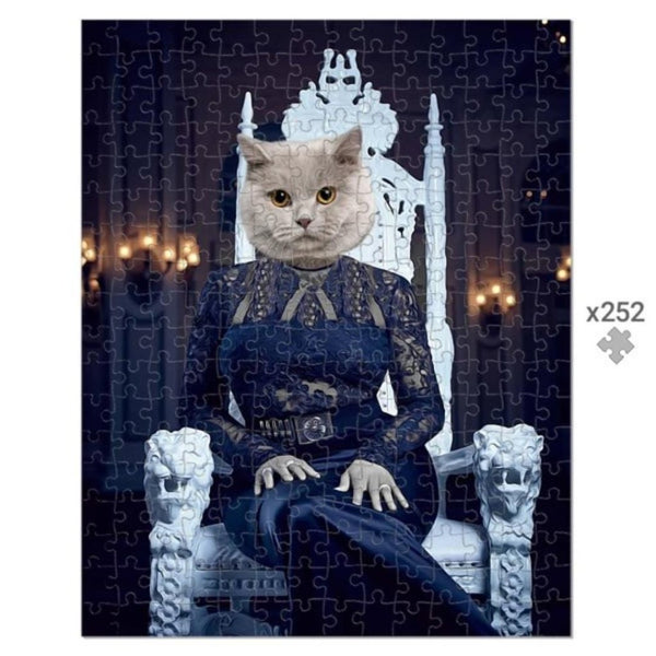 Reality Queen Custom Pet Puzzle | Funny Pet Portrait | Paw & Glory