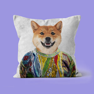 Notorious D.O.G: Custom Pet Pillow - Paw & Glory - Dog Portraits - Pet Portraits