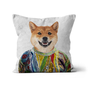 Notorious D.O.G: Custom Pet Pillow - Paw & Glory - Dog Portraits - Pet Portraits