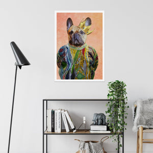 Notorious D.O.G: Custom Pet Poster - Paw & Glory - Dog Portraits - Pet Portraits