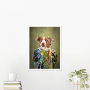 Notorious D.O.G: Custom Pet Poster - Paw & Glory - Dog Portraits - Pet Portraits