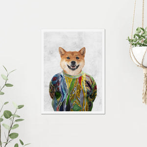 Notorious D.O.G: Custom Pet Poster - Paw & Glory - Dog Portraits - Pet Portraits