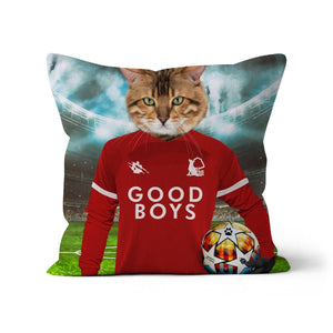 Nottingham Furrest Football Club: Custom Pet Pillow - Paw & Glory - Dog Portraits - Pet Portraits