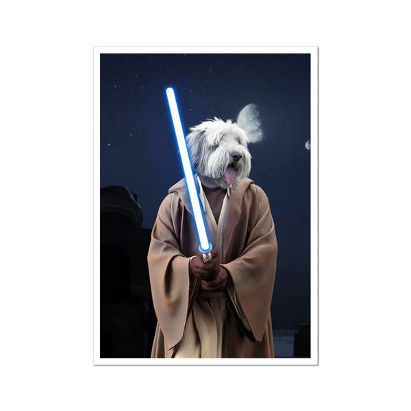 Galactic Mentor Custom Pet Poster | Custom Pet Portrait Print | Paw & Glory
