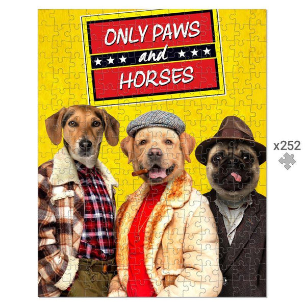 Only Paws and Horses 3: Custom Pet Puzzle | royal pet portrait | Paw & Glory