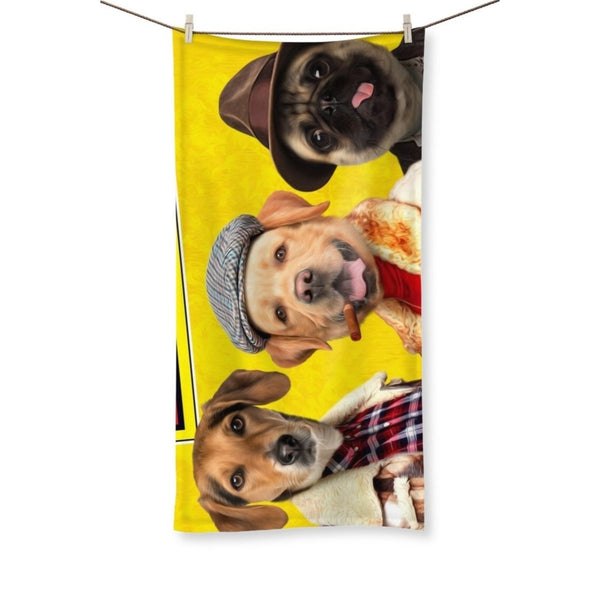 Cheeky Market Trader Trio Custom Pet Towel | Pet Lover Gift | Paw & Glory