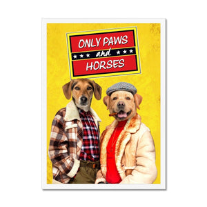 Only Paws & Horses 2: Custom Pet Portrait - Paw & Glory - Dog Portraits - Pet Portraits