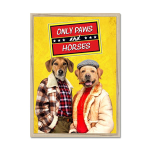 Only Paws & Horses 2: Custom Pet Portrait - Paw & Glory - Dog Portraits - Pet Portraits