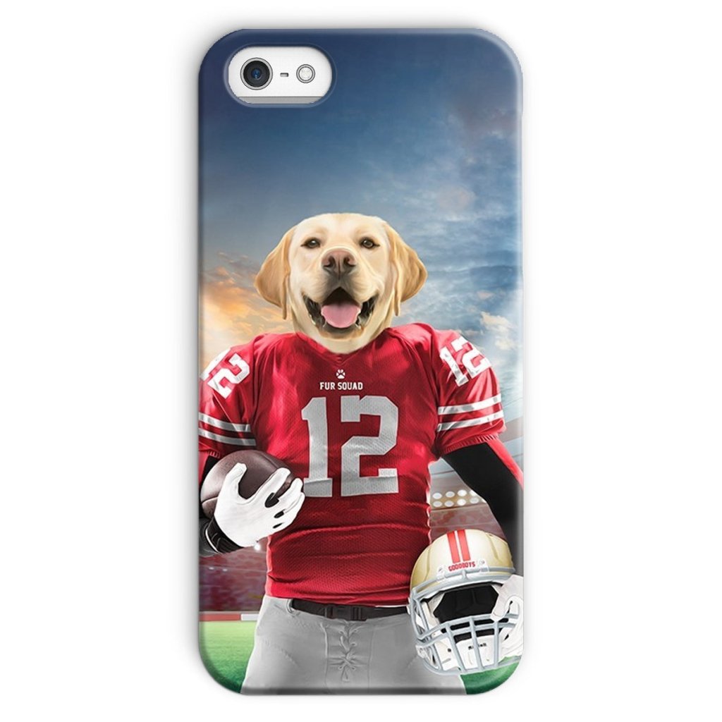Paw Francisco 49ers: Custom Pet Phone Case - Paw & Glory - Dog Portraits - Pet Portraits