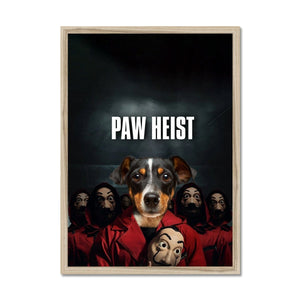 Paw Heist: Custom Pet Portrait - Paw & Glory - Dog Portraits - Pet Portraits
