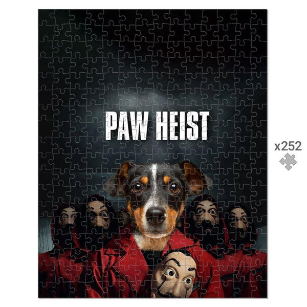Heist Crew Custom Pet Puzzle | Funny Pet Portrait | Paw & Glory