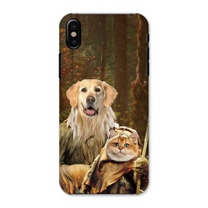 Pawbecca & Ewok (Star Wars Inspired): Custom Pet Phone Case - Paw & Glory - Dog Portraits - Pet Portraits