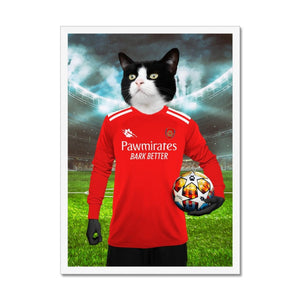 Pawsernal Football Club: Custom Pet Portrait - Paw & Glory - Dog Portraits - Pet Portraits