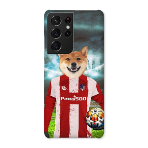 Pawtheletico Madrid Football Club: Custom Pet Snap Phone Case - Paw & Glory - Dog Portraits - Pet Portraits