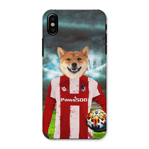 Pawtheletico Madrid Football Club: Custom Pet Snap Phone Case - Paw & Glory - Dog Portraits - Pet Portraits