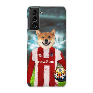 Pawtheletico Madrid Football Club: Custom Pet Snap Phone Case - Paw & Glory - Dog Portraits - Pet Portraits