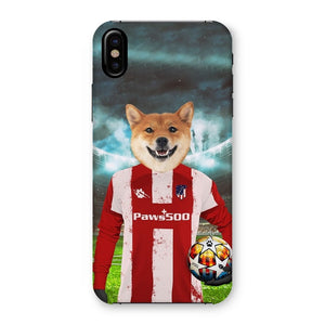 Pawtheletico Madrid Football Club: Custom Pet Snap Phone Case - Paw & Glory - Dog Portraits - Pet Portraits