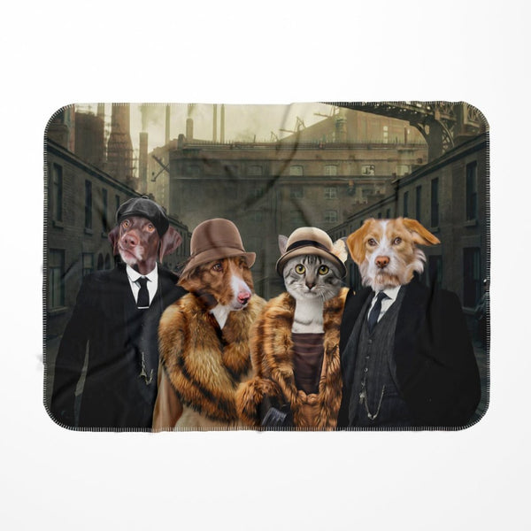 1920s Gangster Quartet Custom Pet Blanket | Pet Lover Gift | Paw & Glory