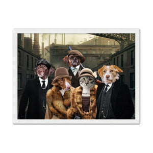 Peaky Blinders 5: Custom Pet Portrait - Paw & Glory - Dog Portraits - Pet Portraits