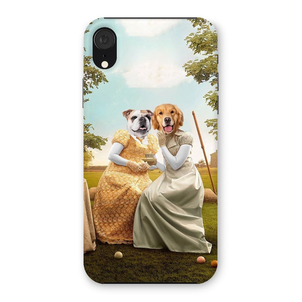 Penelope & Eloise (Bridgerton inspired): Custom Pet Phone Case - Paw & Glory - Dog Portraits - Pet Portraits
