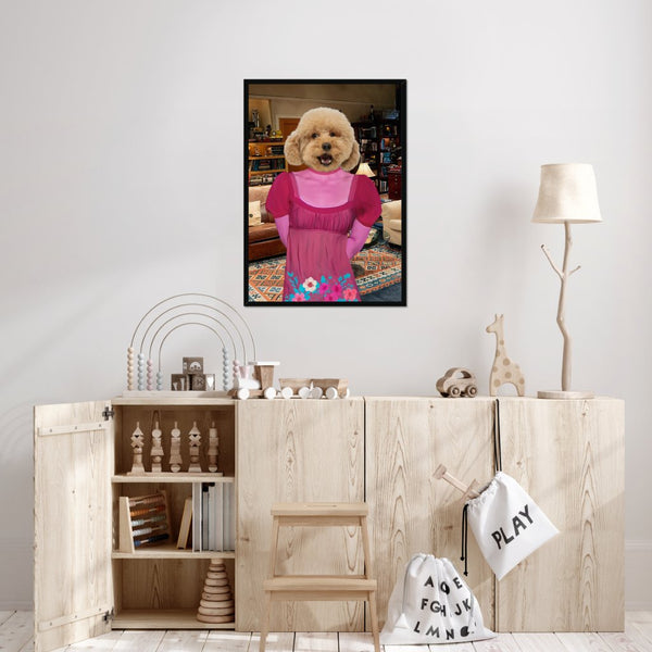 Blonde Science Sitcom Star Custom Pet Portrait | Custom Pet Portrait | Paw & Glory