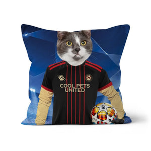 Petlanta United Football Club: Custom Pet Pillow - Paw & Glory - Dog Portraits - Pet Portraits