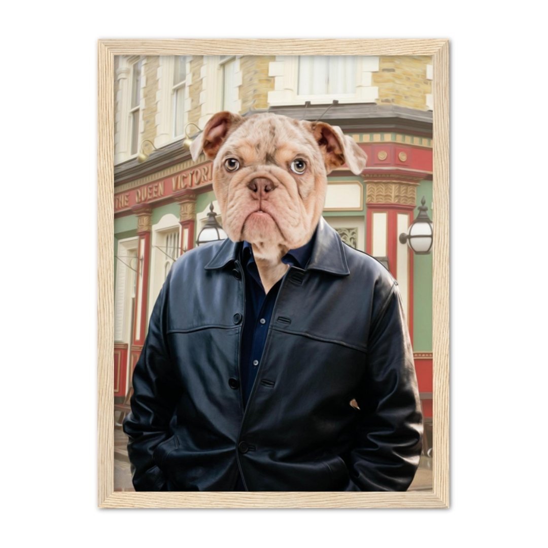 Phil Mitchell (Eastenders Inspired): Custom Pet Portrait - Paw & Glory - Dog Portraits - Pet Portraits