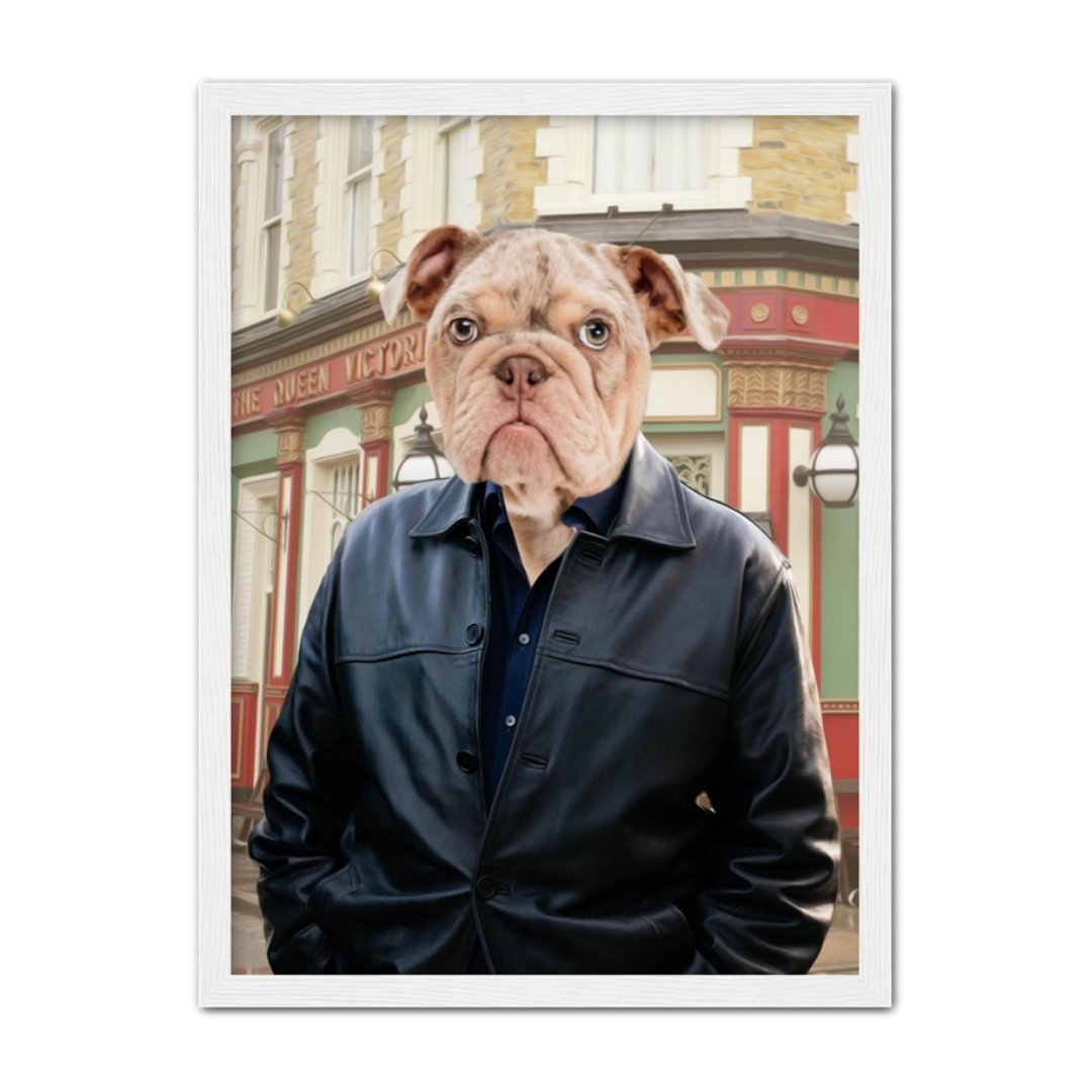 Phil Mitchell (Eastenders Inspired): Custom Pet Portrait - Paw & Glory - Dog Portraits - Pet Portraits