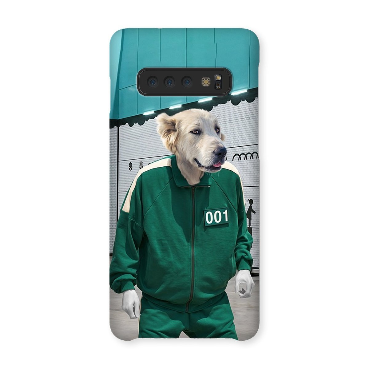 Player 101 (Squid Games Inspired): Custom Phone Case - Paw & Glory - Dog Portraits - Pet Portraits