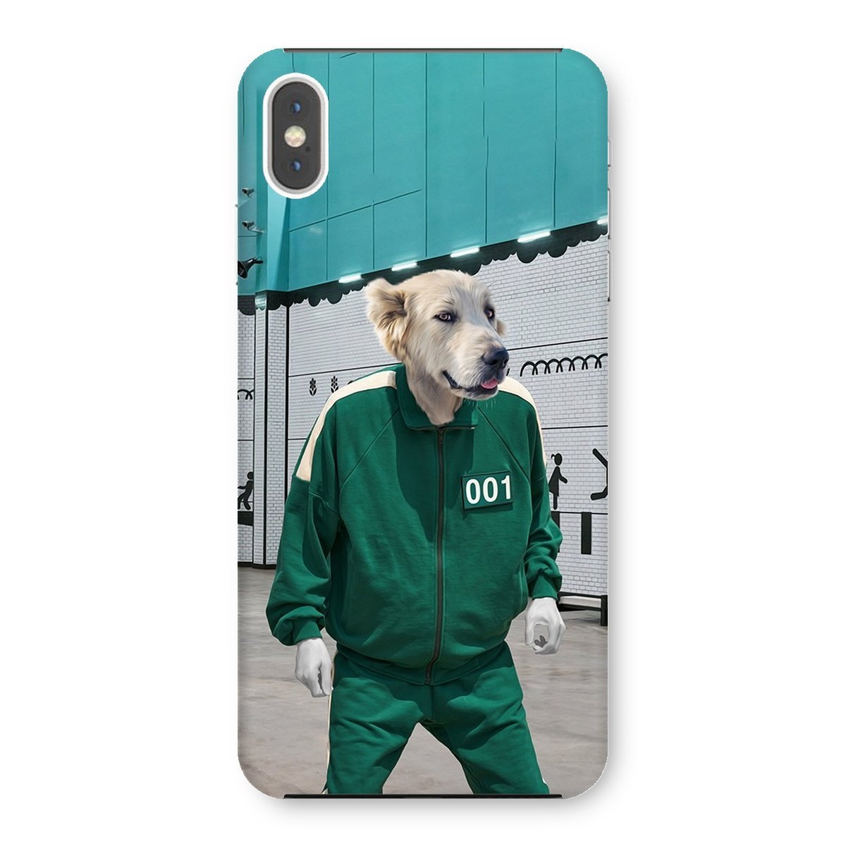 Player 101 (Squid Games Inspired): Custom Phone Case - Paw & Glory - Dog Portraits - Pet Portraits