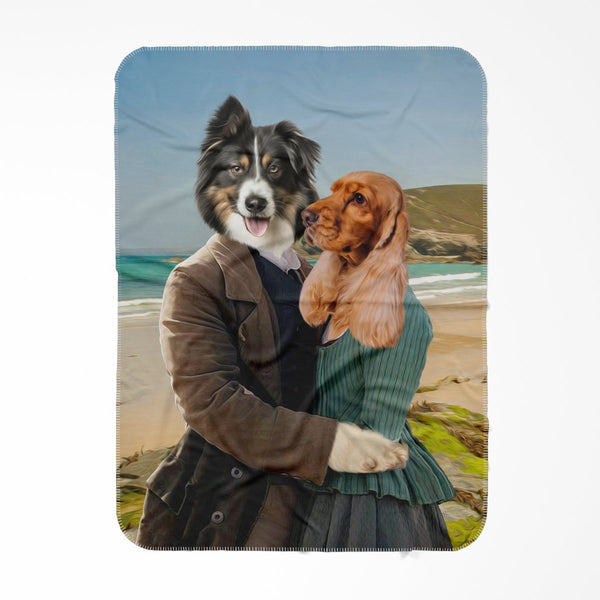 Regency Gentleman: Custom Pet Blanket | royal pet portrait | Paw & Glory