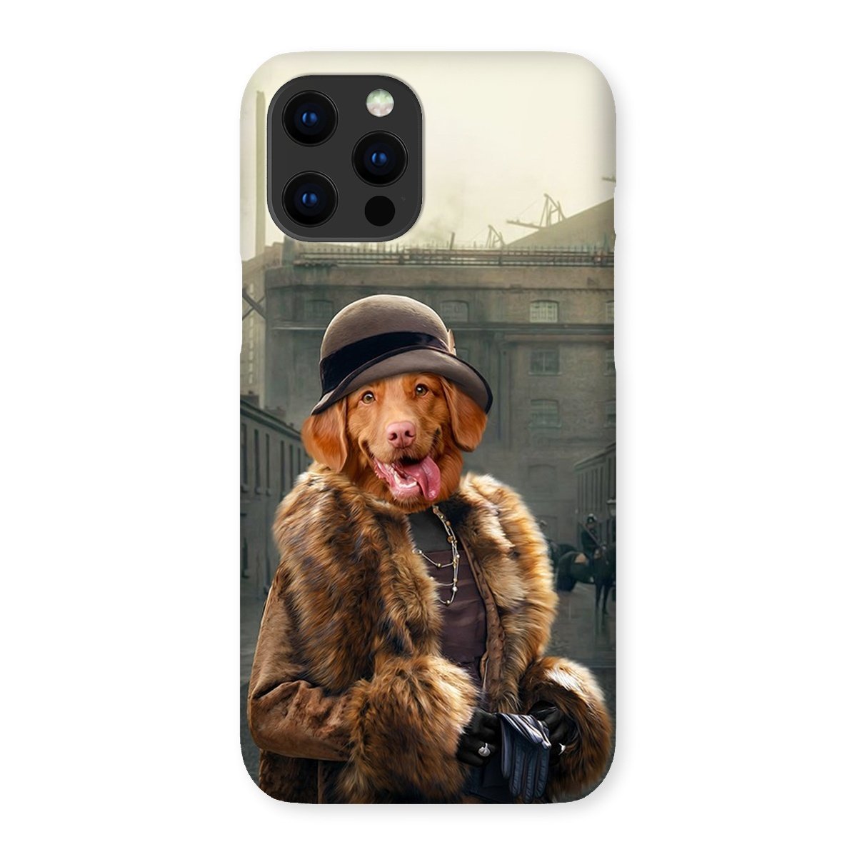 Polly (Peaky Blinders Inspired): Custom Pet Phone Case - Paw & Glory - Dog Portraits - Pet Portraits