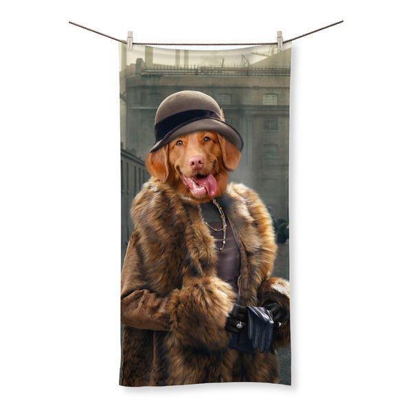 1920s Matriarch Custom Pet Towel | Custom Pet Portrait | Paw & Glory