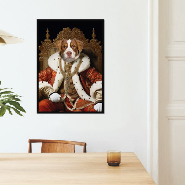 Prince Consort: Custom Pet Portrait | framed pet portrait | Paw & Glory