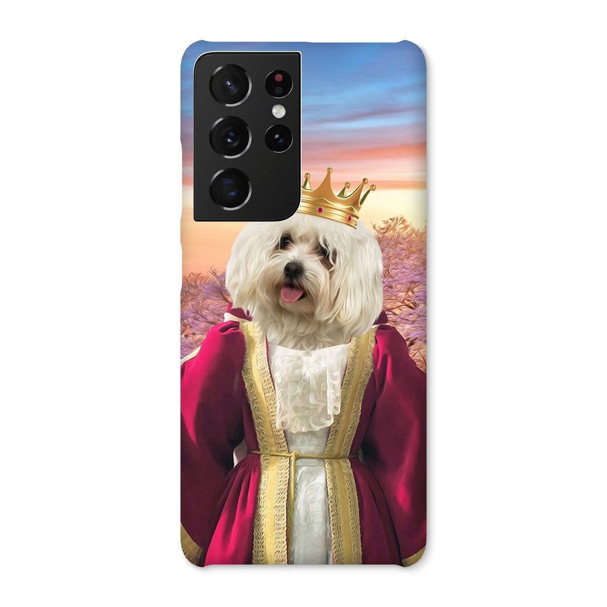 Queen Anne: Custom Pet Phone Case - Paw & Glory - Dog Portraits - Pet Portraits