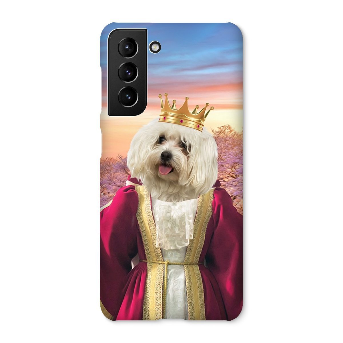 Queen Anne: Custom Pet Phone Case - Paw & Glory - Dog Portraits - Pet Portraits
