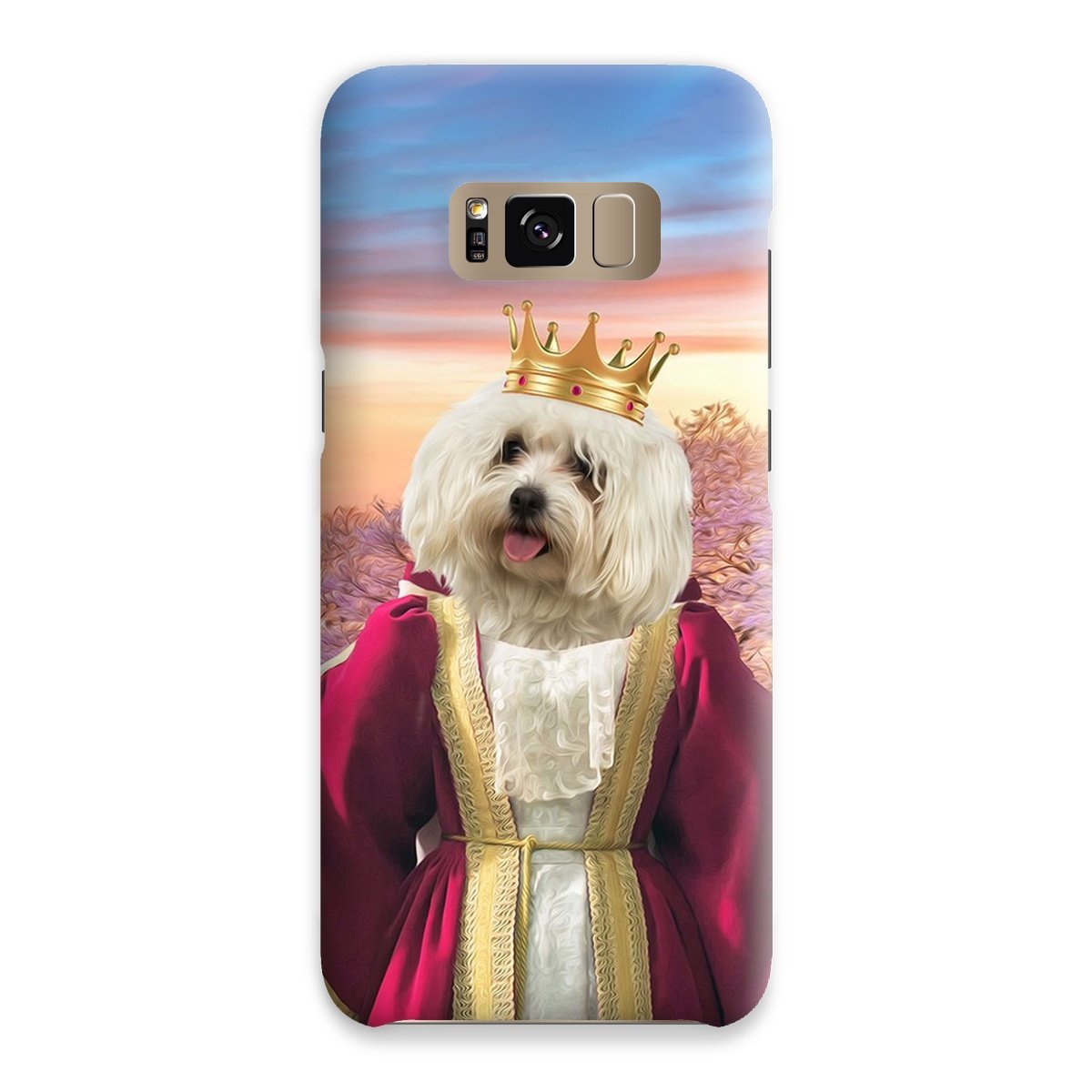 Queen Anne: Custom Pet Phone Case - Paw & Glory - Dog Portraits - Pet Portraits