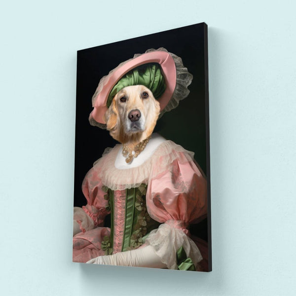Queen Consort: Custom Pet Canvas | custom canvas print | Paw & Glory