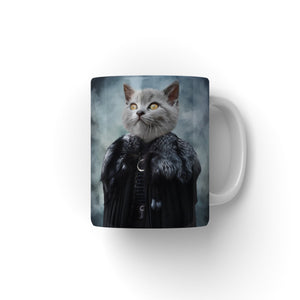Queen Of The North (GOT Inspired): Custom Pet Coffee Mug - Paw & Glory - Dog Portraits - Pet Portraits