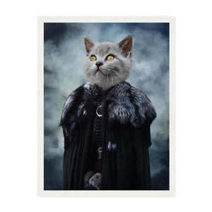 Queen Of The North (GOT Inspired): Custom Pet Portrait - Paw & Glory - Dog Portraits - Pet Portraits