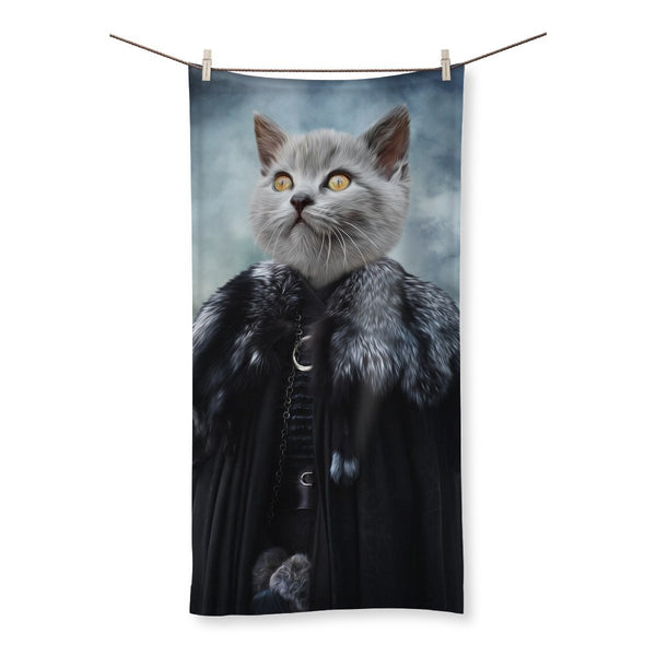 Fantasy Queen Custom Pet Towel | Renaissance Pet Portrait | Paw & Glory
