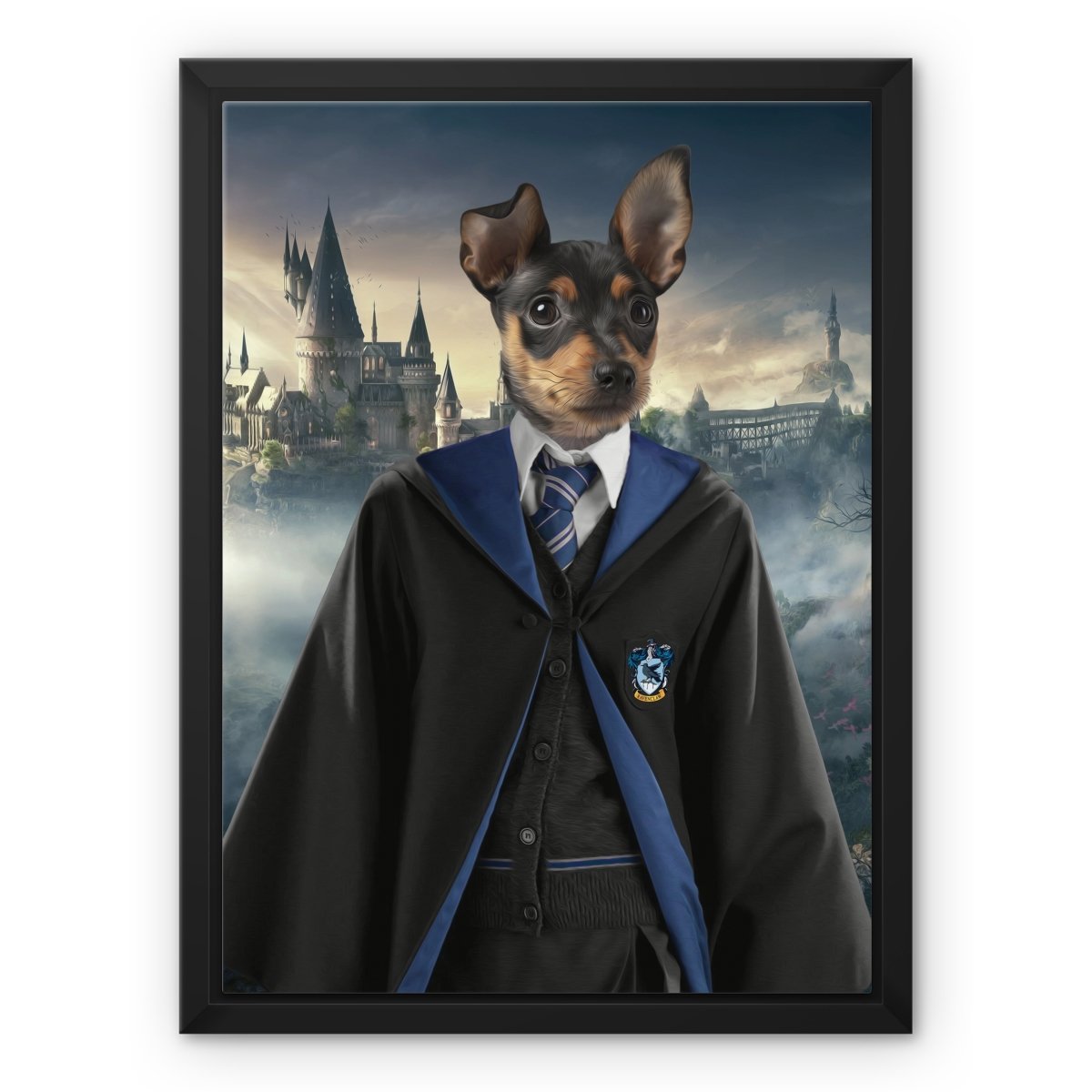 Wise House Wizard Custom Pet Canvas | Custom Pet Portrait Canvas | Paw & Glory