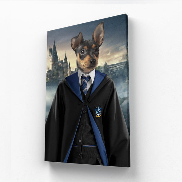Wise House Wizard Custom Pet Canvas | Custom Pet Portrait Canvas | Paw & Glory