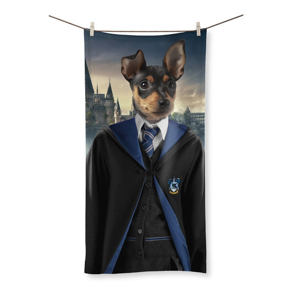 Wise House Wizard Custom Pet Towel | Custom Pet Portrait | Paw & Glory